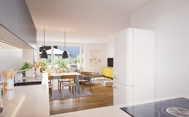 rendering apartment erdgeschoss in bad aibling