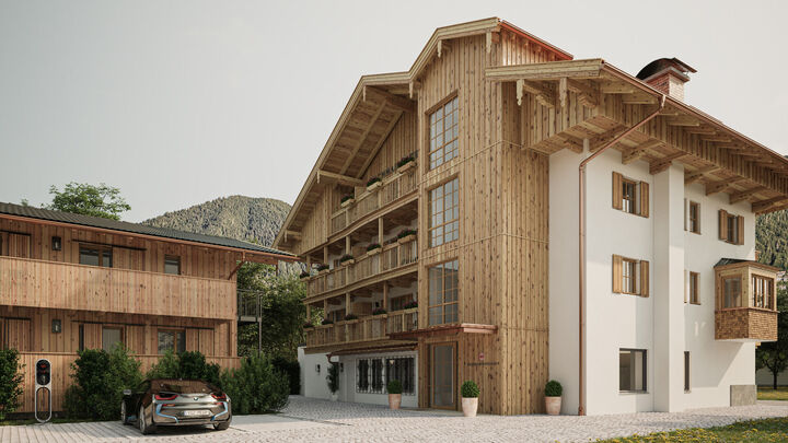 3d Renderings Umbau und Sanierung Bachmaier Hotel in Rottach Egern
